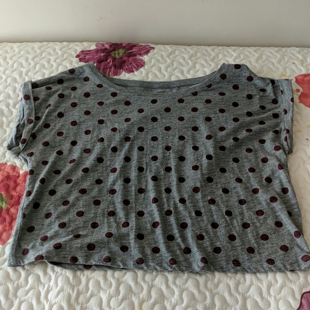 Poke-a-dot top